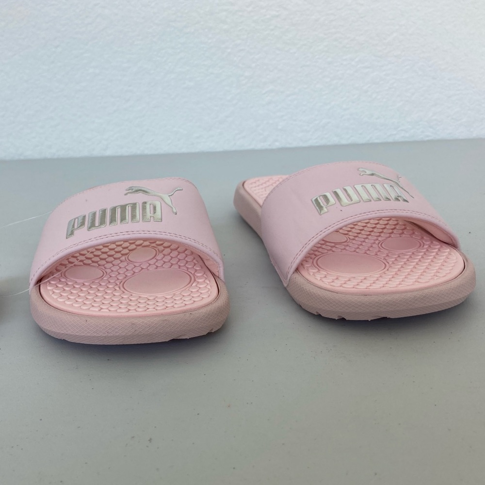PUMA women’s Cool Cat pink slide sandals Size 6 - Picture 3 of 7